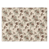 レトロヴィンテージクリスマスピネコン テーブルクロス (正面(横))