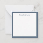 レトロヴィンテージクリスマスファミリー追加文字 ノートカード (裏面)