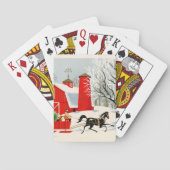 レトロヴィンテージクリスマスファームホリデイ トランプ (裏面)