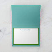 レトロヴィンテージクリスマスフレンドシップ気持ち カード (内部)