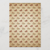 レトロヴィンテージクリスマスベビーシャワーママアドバイス アドバイスカード (裏面)