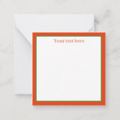 レトロヴィンテージクリスマスベーキングサンタアド文字 ノートカード (裏面)