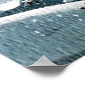 レトロヴィンテージクリスマスホリデーエンジェルズポスター ポスター (角)