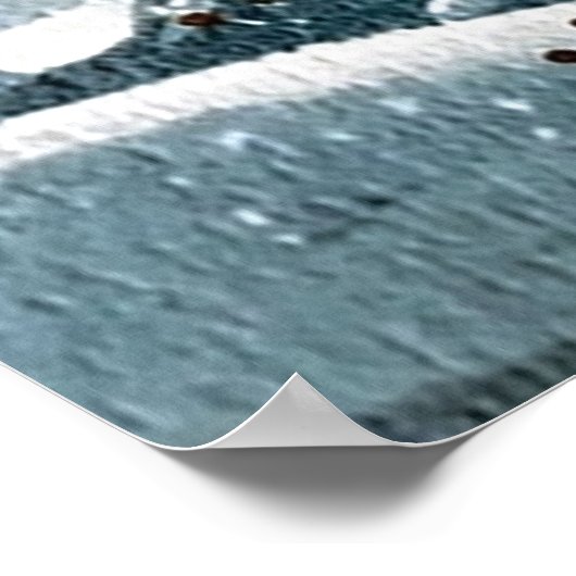 レトロヴィンテージクリスマスホリデーエンジェルズポスター ポスター (角)