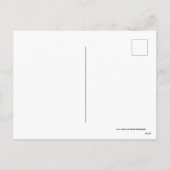 レトロヴィンテージクリスマスホリデートインデアハガキ シーズンポストカード (裏面)