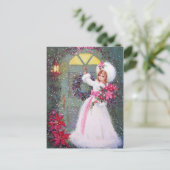 レトロヴィンテージクリスマスホリデーポストカード シーズンポストカード (スタンド正面)