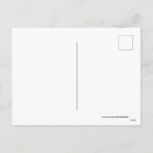 レトロヴィンテージクリスマスホリー葉書 シーズンポストカード (裏面)