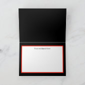 レトロヴィンテージクリスマスボーイ追加気持ち カード (内部)