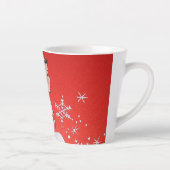 レトロヴィンテージクリスマスレディホリデー カフェラテマグ (右)