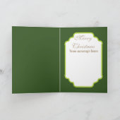 レトロヴィンテージクリスマスレディ追加文字カード シーズンカード (内部)