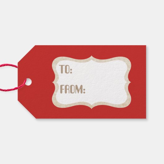 レトロヴィンテージクリスマス雪だるま追加の名前タグ ギフトタグ (裏面横)