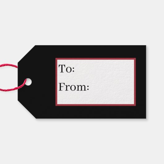 レトロヴィンテージクリスマス雪だるま ギフトタグ (裏面横)