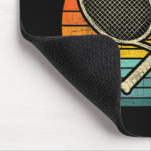 レトロヴィンテージクロステニスラケット – スポーツ愛好家 マウスパッド (コーナー)