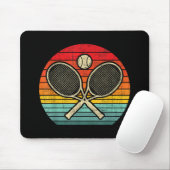 レトロヴィンテージクロステニスラケット – スポーツ愛好家 マウスパッド (マウス)