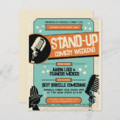 レトロヴィンテージグランジスタンドアップコメディショー (正面/裏面)