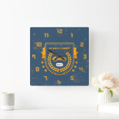 レトロヴィンテージグランジ庫 スクエア壁時計 (ホーム)