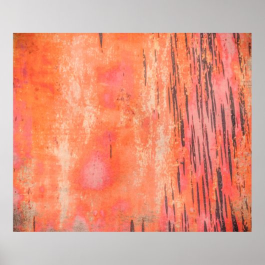 レトロヴィンテージグランジtextureabstract, art, home de ポスター (正面)