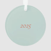 レトロヴィンテージコケットパステルベビーアニマルズドッグ オーナメント (裏面)