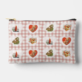 レトロヴィンテージコケットベビーアニマルジンガム アクセサリーポーチ