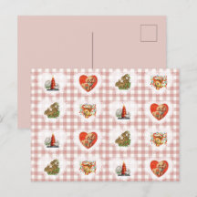 レトロヴィンテージコケットベビーアニマルジンガム