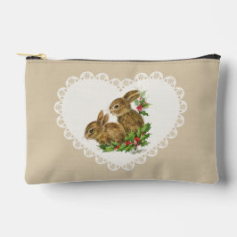 レトロヴィンテージコケットベビーアニマルズバニージンガム アクセサリーポーチ