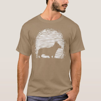 レトロヴィンテージコルギギフトCorgi愛好家のための，ドッグロー Tシャツ