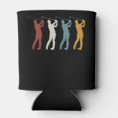 レトロヴィンテージゴルファー 缶クーラー (裏面)