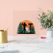 レトロヴィンテージゴルフディ遊スク アクリルサイン (ウェディング)