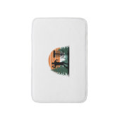 レトロヴィンテージゴルフディ遊スク バスマット (正面縦)