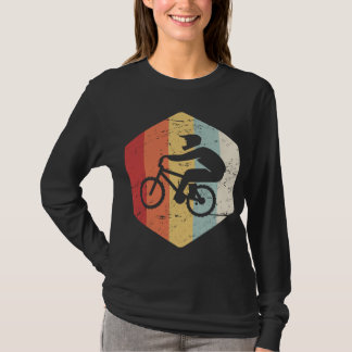 レトロヴィンテージサイクリング自転車モトクロス&レーシングB Tシャツ