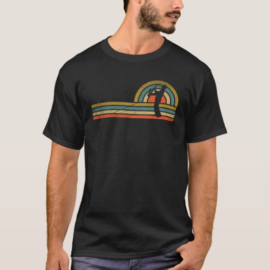 レトロヴィンテージサックス選手オールドスクール4 Tシャツ (正面)