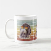 レトロヴィンテージサンセットニューフィポママパパ コーヒーマグカップ (左)