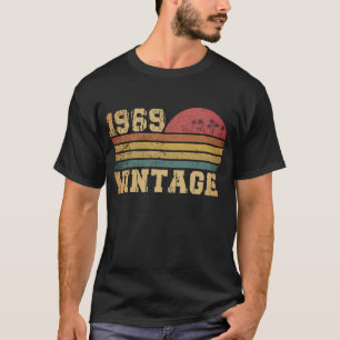 レトロヴィンテージサンセット1969誕生日 Tシャツ