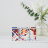 レトロヴィンテージサンタアド情報 名刺 (スタンド正面)