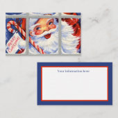 レトロヴィンテージサンタアド情報 名刺 (正面/裏面)