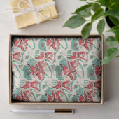 レトロヴィンテージサンタクリスマスティッシュペーパー 薄葉紙 (ギフト)