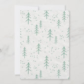 レトロヴィンテージサンタクリスマスパーティー 招待状 (裏面)