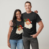 レトロヴィンテージサンタクロースウィンククリスマスおもしろい Tシャツ (ユニセックス)