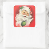 レトロヴィンテージサンタクロース大 スクエアシール (バッグ)
