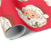 レトロヴィンテージサンタクロース ラッピングペーパー (ロールコーナー)