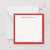 レトロヴィンテージサンタトナディアアド文字 ノートカード (裏面)