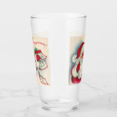 レトロヴィンテージサンタビジットホリデイ タンブラーグラス (右)