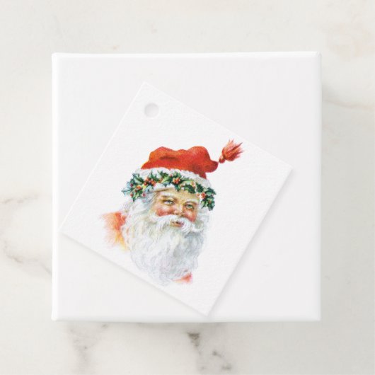 レトロヴィンテージサンタ節クリスマスギフトタグ フェイバータグ (インサイチュ)