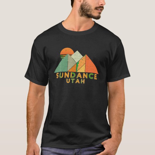 レトロヴィンテージサンダンスユタTシャツ Tシャツ (正面)