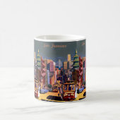 レトロヴィンテージサンフランシスコ，カリフォルニア州：旅行 コーヒーマグカップ (中央)