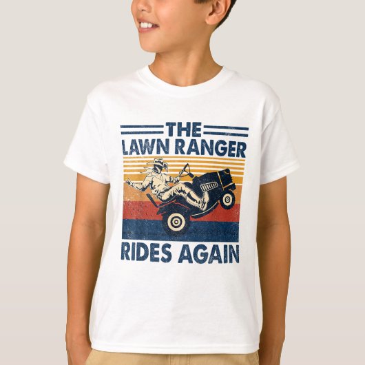 レトロヴィンテージザローンレンジャーが再び乗る Tシャツ (正面)