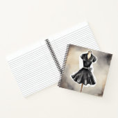 レトロヴィンテージシックLBDリトルブラックドレスファッション ノートブック (内部)