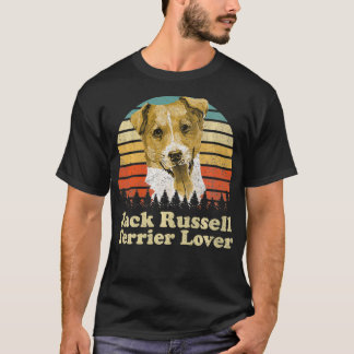 レトロヴィンテージジャックラッセルテリアードップロバー70s D Tシャツ