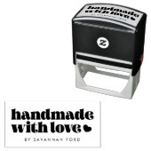 レトロヴィンテージスクリプト愛で手作り セルフインキングスタンプ (インサイチュ)