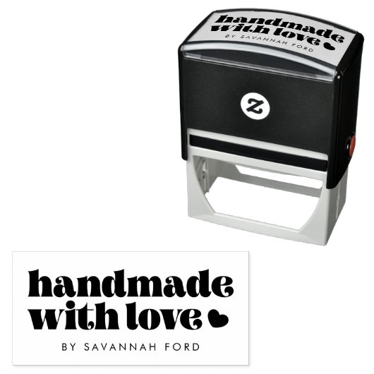 レトロヴィンテージスクリプト愛で手作り セルフインキングスタンプ (インサイチュ)